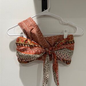 Vibrant Bohemian Patterned Crop Top